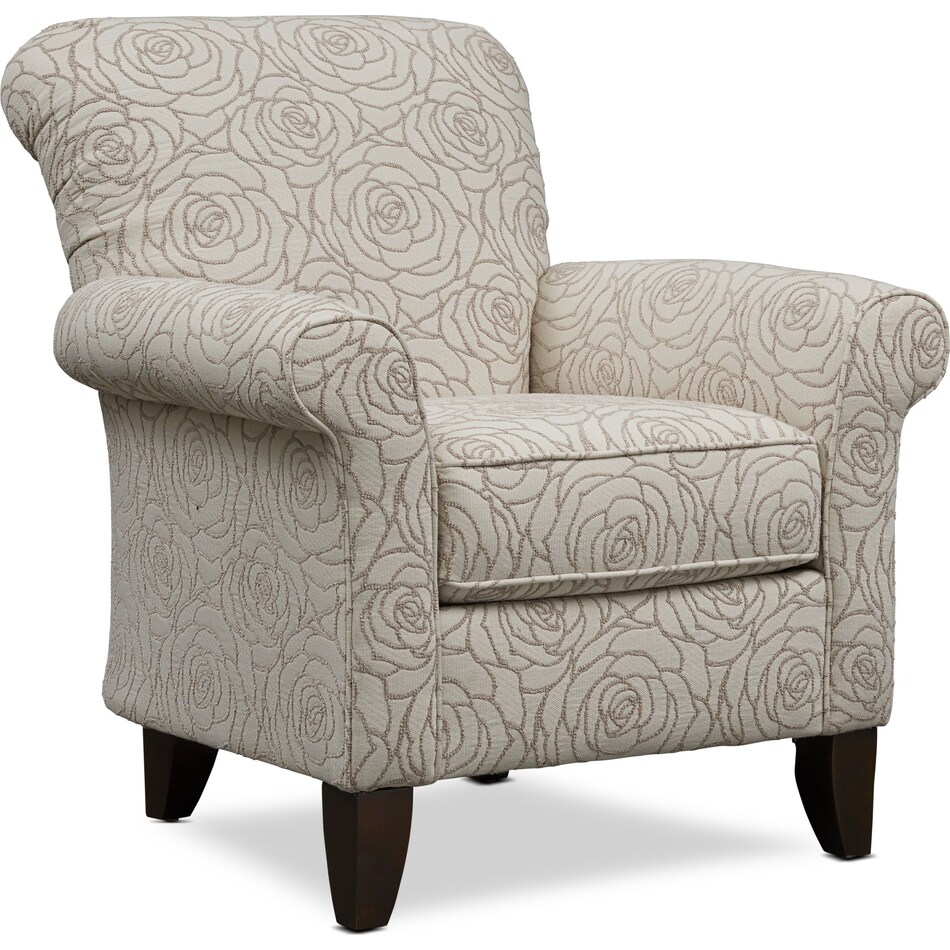 Kingston Accent Chair Aruba Linen American Signature Furniture