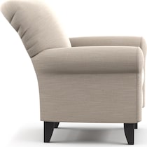 kingston white accent chair   