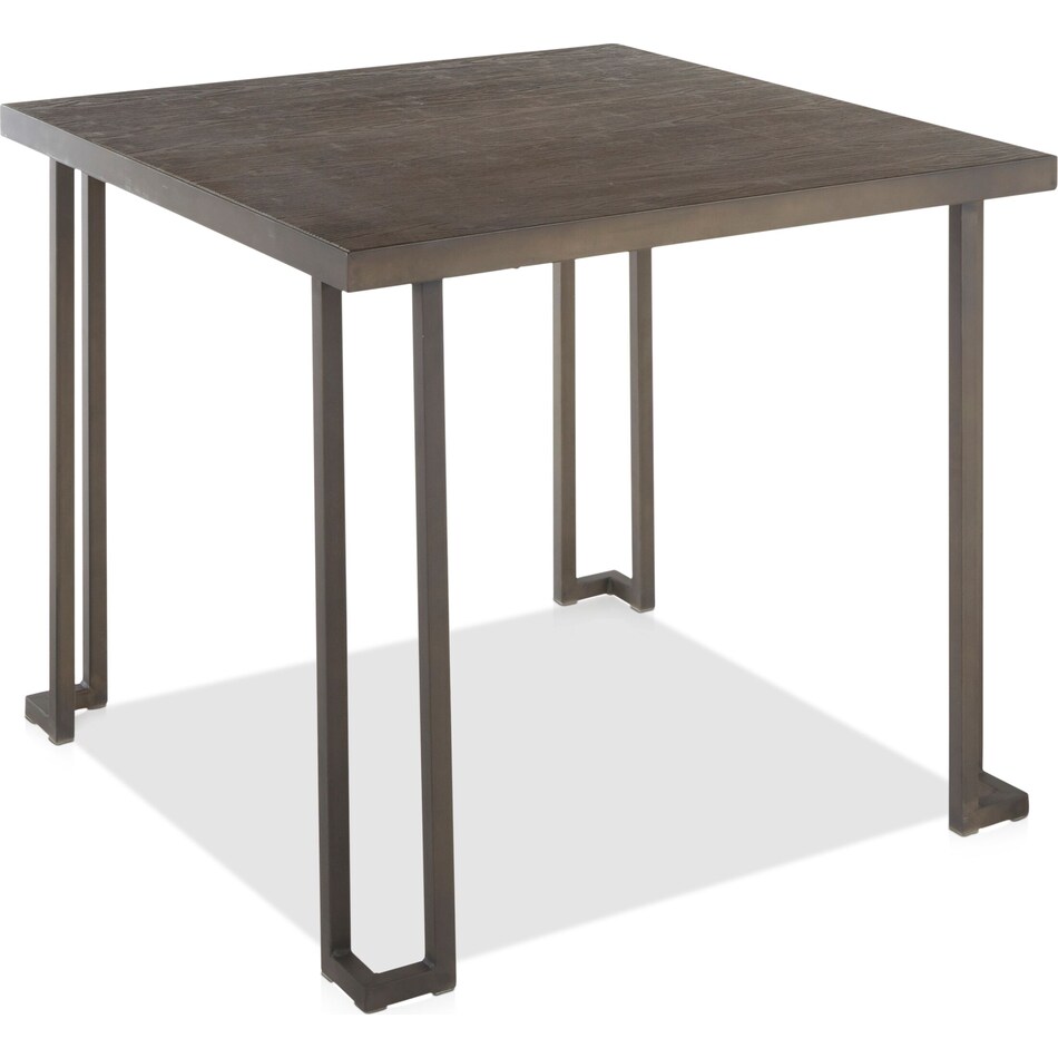 kinsey dark brown dining table   