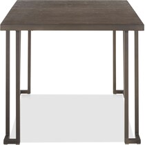 kinsey dark brown dining table   