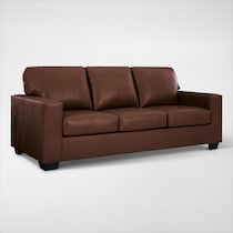kintaro dark brown sofa   