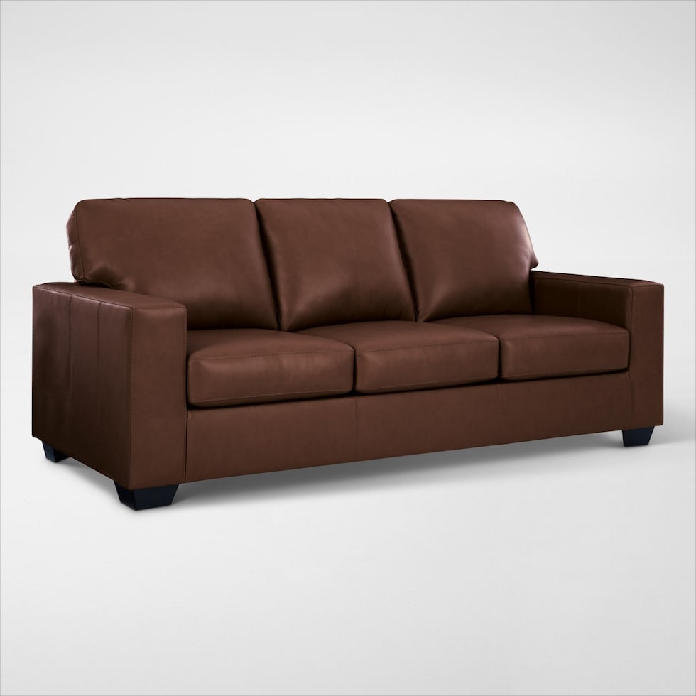 kintaro dark brown sofa   
