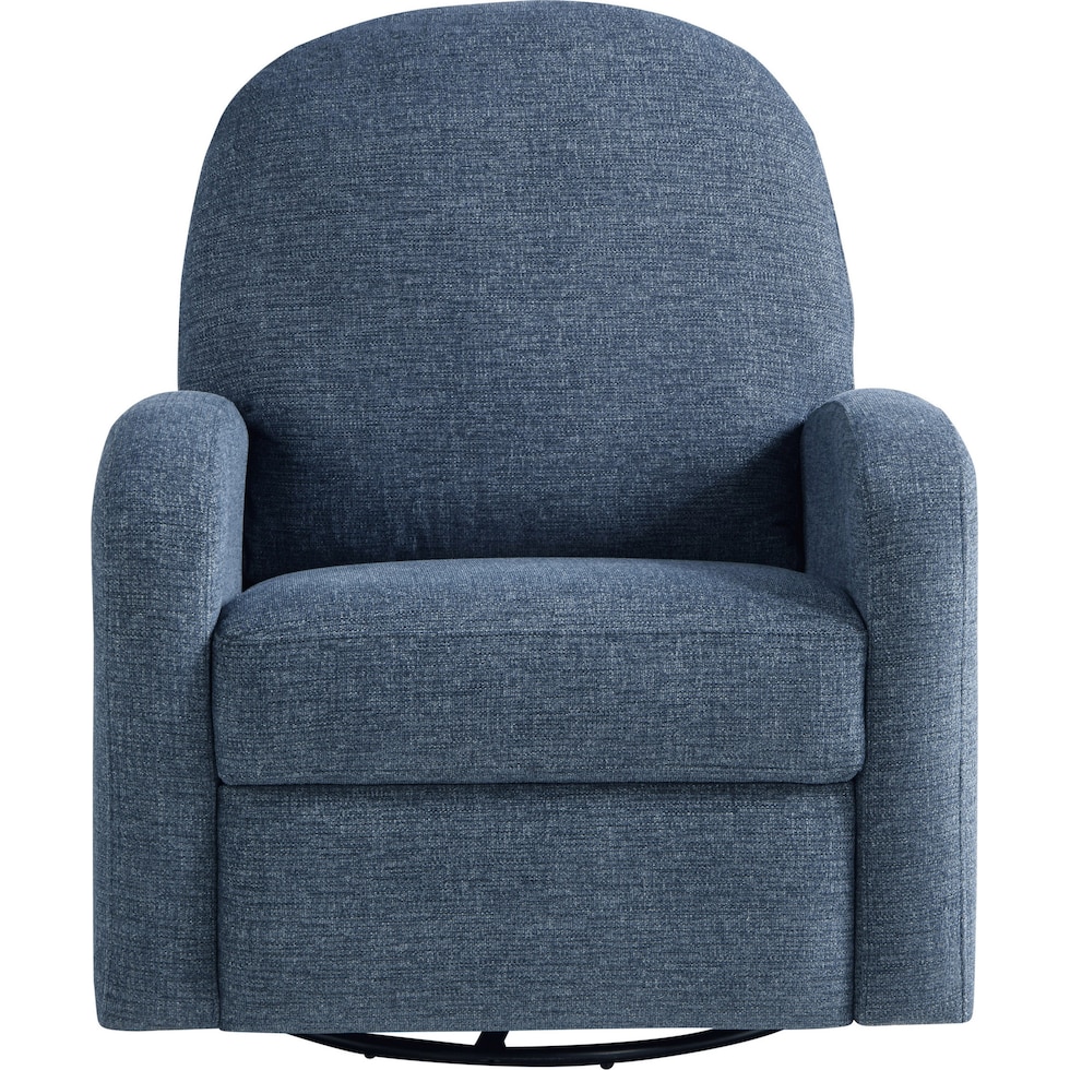 kipton blue recliner   