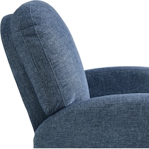 kipton blue recliner   