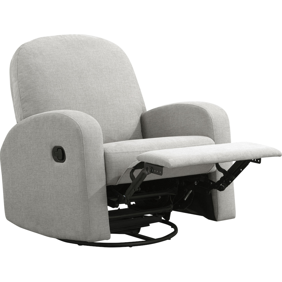 kipton gray recliner   