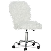 kira white office chair   