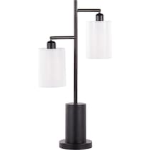 kirby black table lamp   