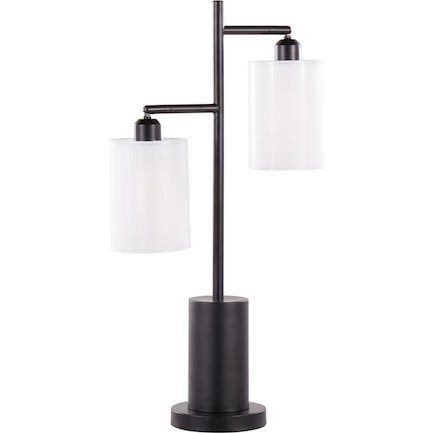 Kirby Table Lamp - Black/White