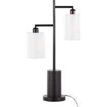 kirby black table lamp   