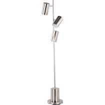 kirby stainless steel floor lamp   