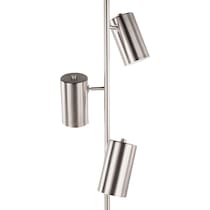 kirby stainless steel floor lamp   