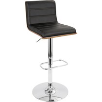 kirland black bar stool   