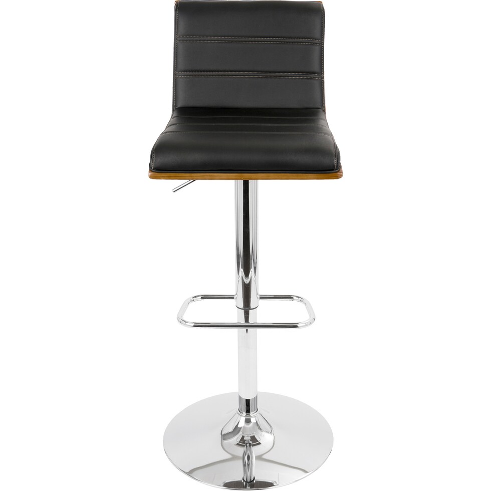 kirland black bar stool   