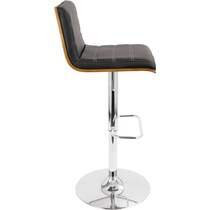 kirland black bar stool   