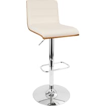 kirland white bar stool   