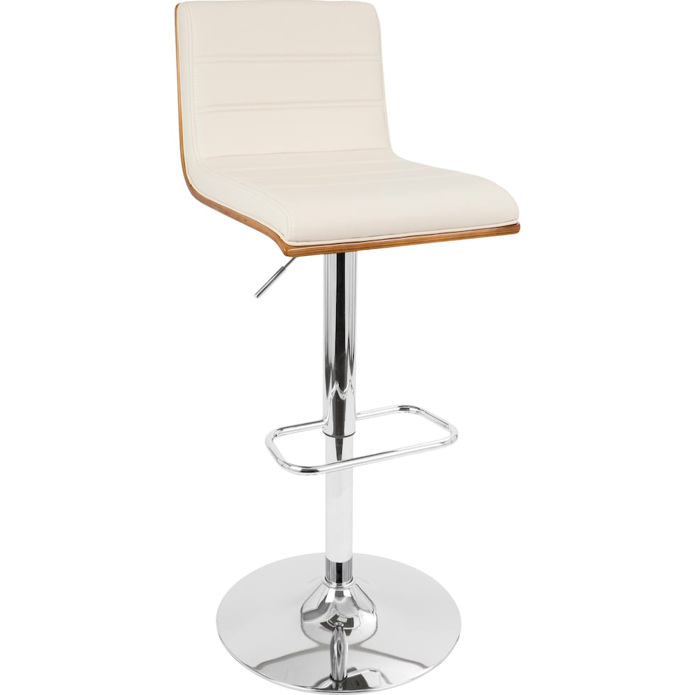 kirland white bar stool   