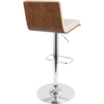 kirland white bar stool   