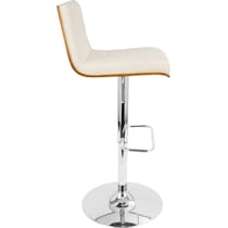 kirland white bar stool   