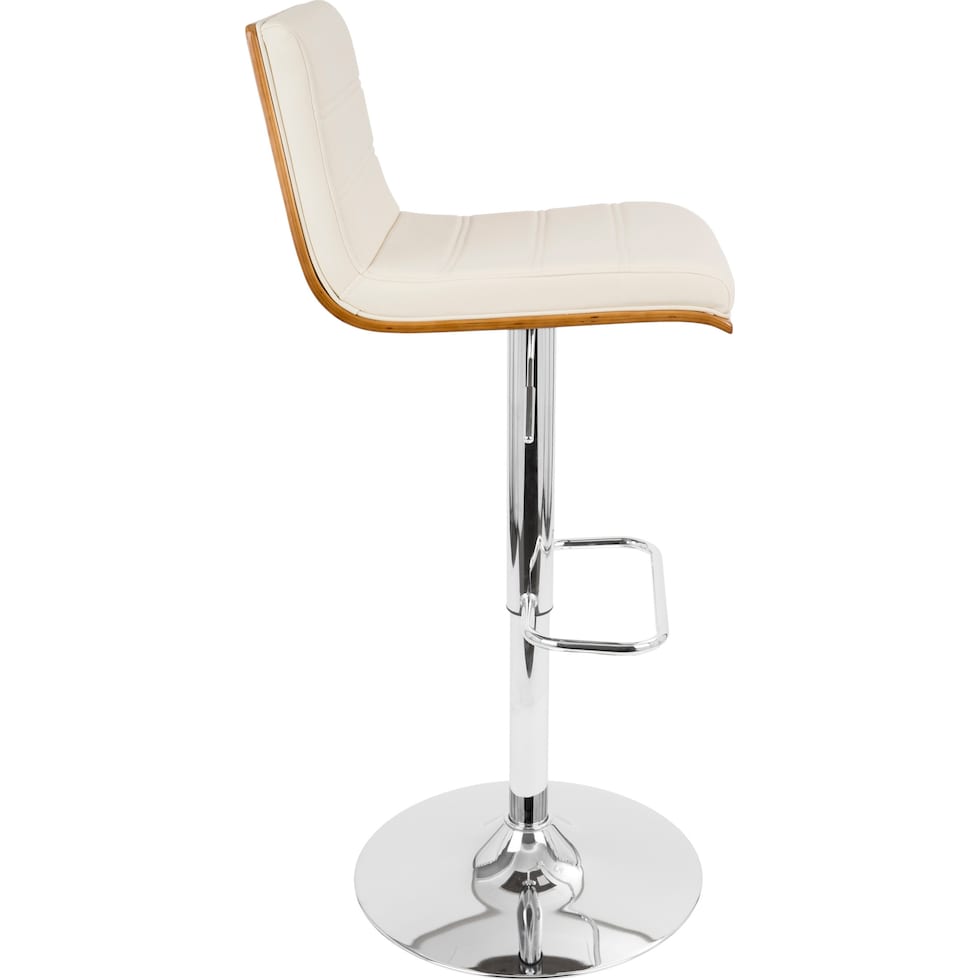 kirland white bar stool   