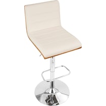 kirland white bar stool   