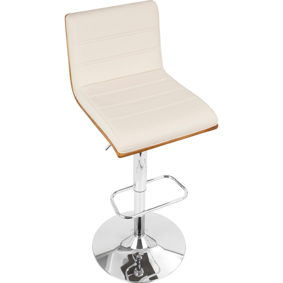 kirland white bar stool   