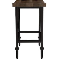 kirstin dark brown counter height stool   