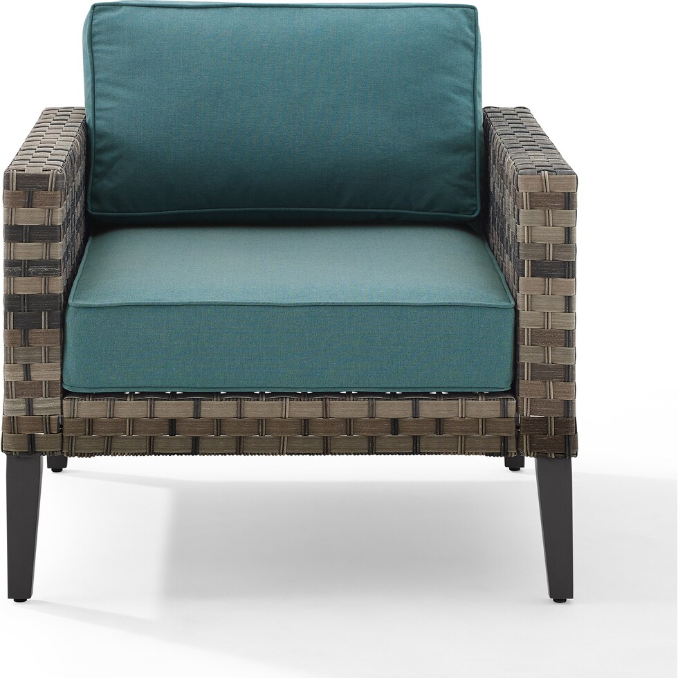 kitty hawk blue outdoor chair   