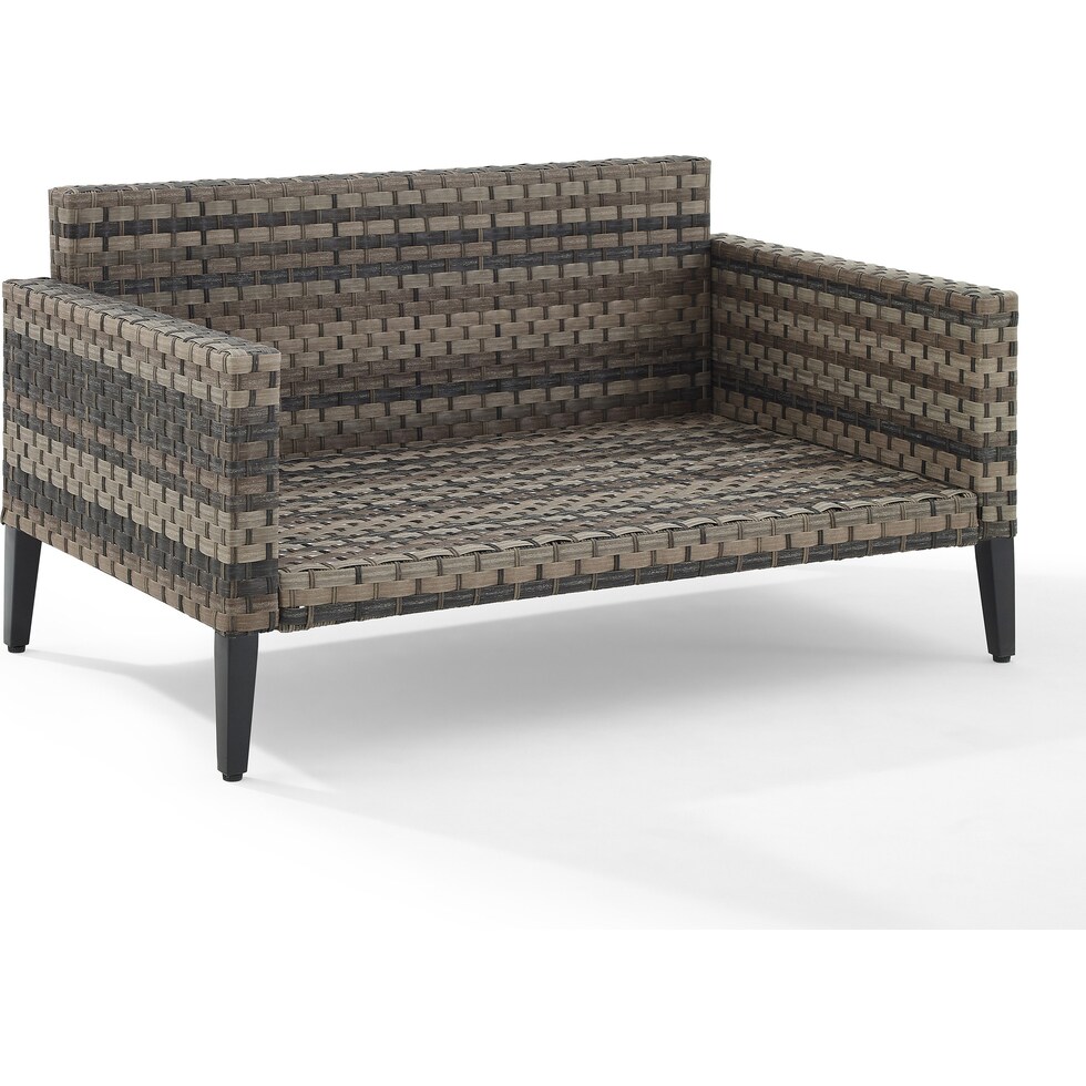 kitty hawk blue outdoor loveseat   