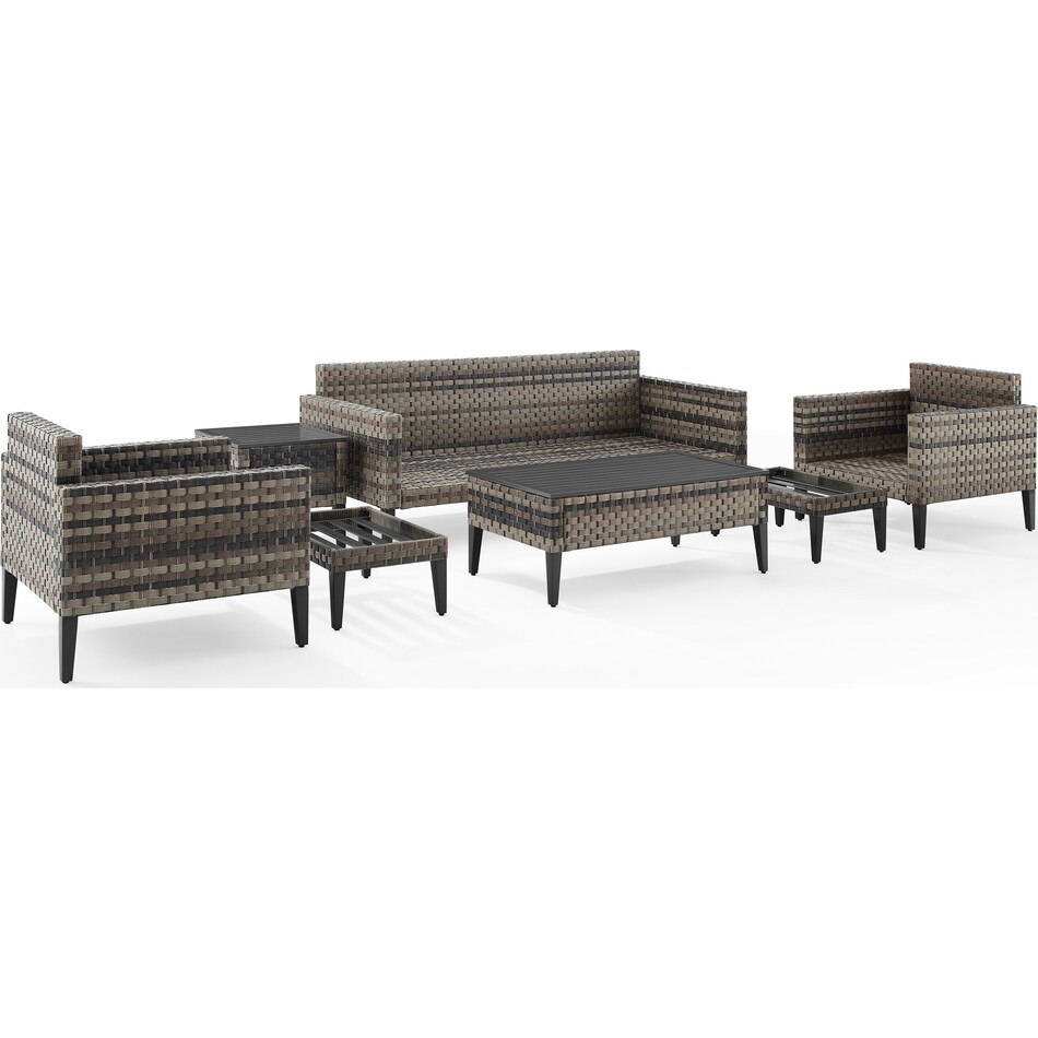 kitty hawk blue outdoor sofa set   