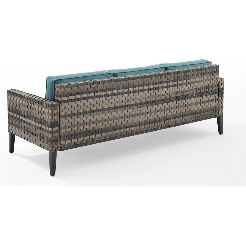 kitty hawk blue outdoor sofa   