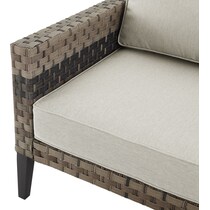 kitty hawk taupe outdoor sofa set   