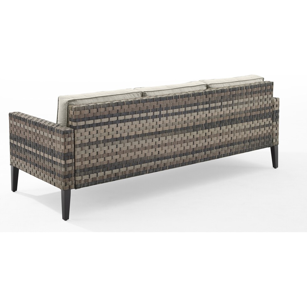 kitty hawk taupe outdoor sofa   