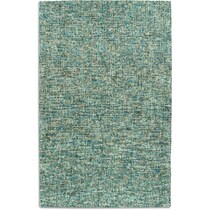 kivette teal area rug  x    