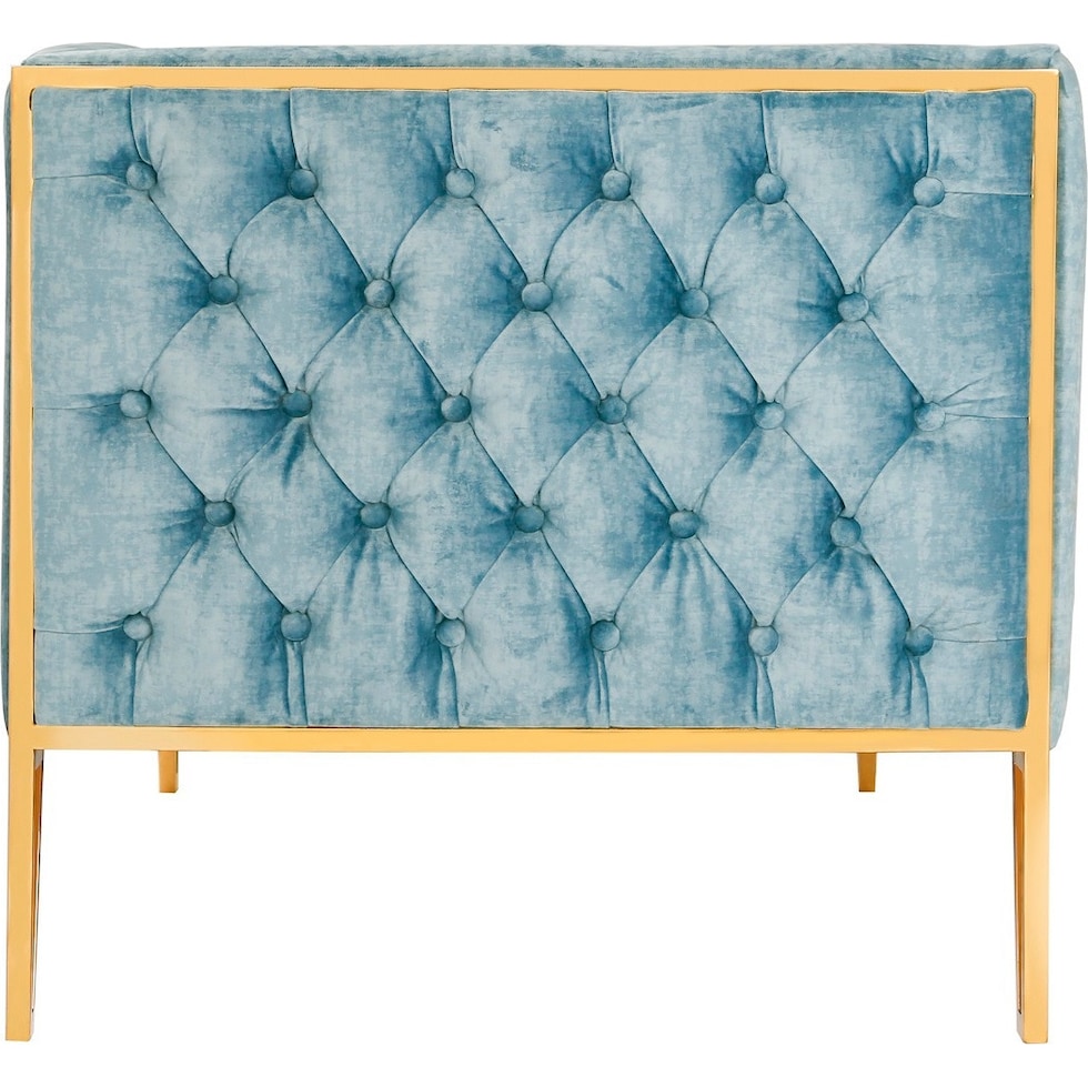 knightley blue gold sofa   