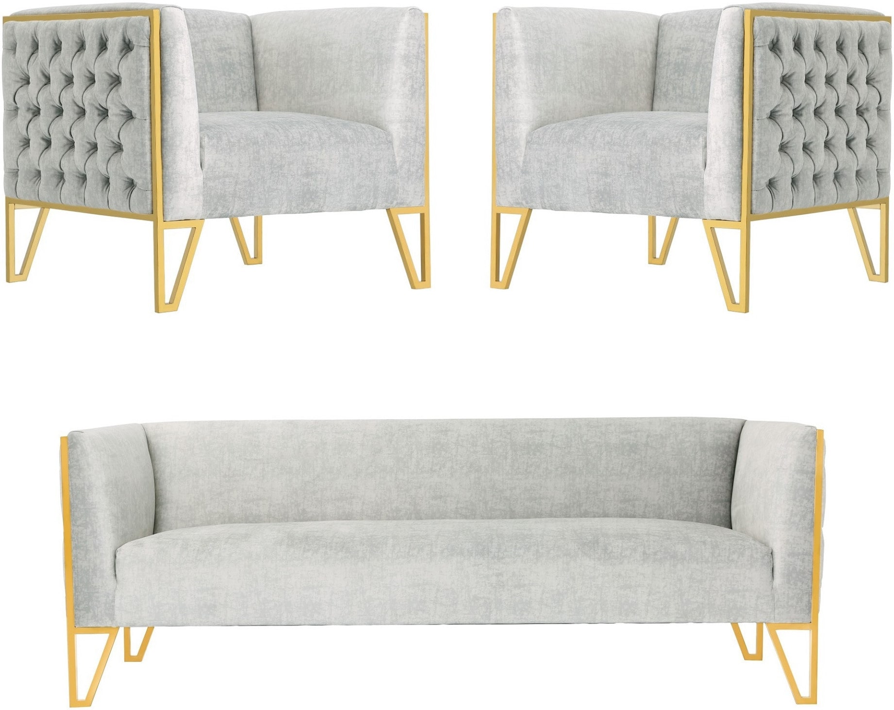 2 accent chairs in living online room