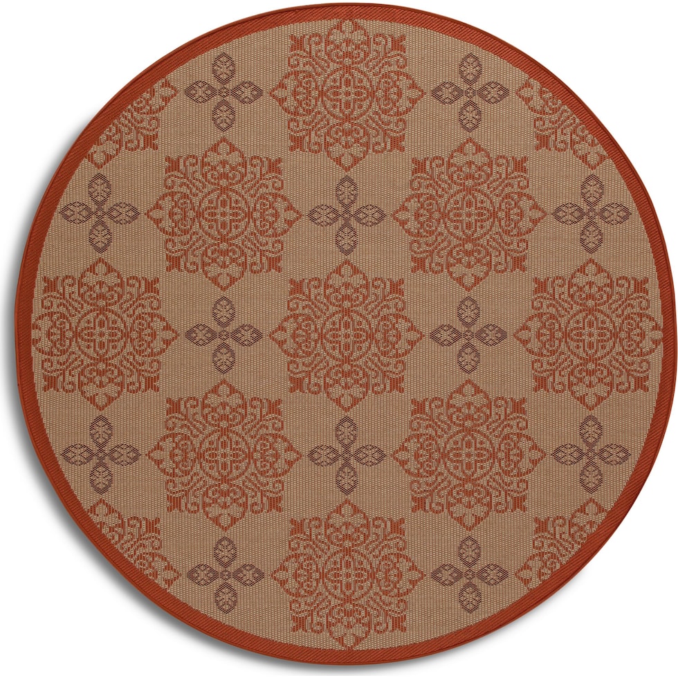 knot red outdoor area rug   