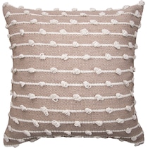 knotty dune light brown accent pillow   