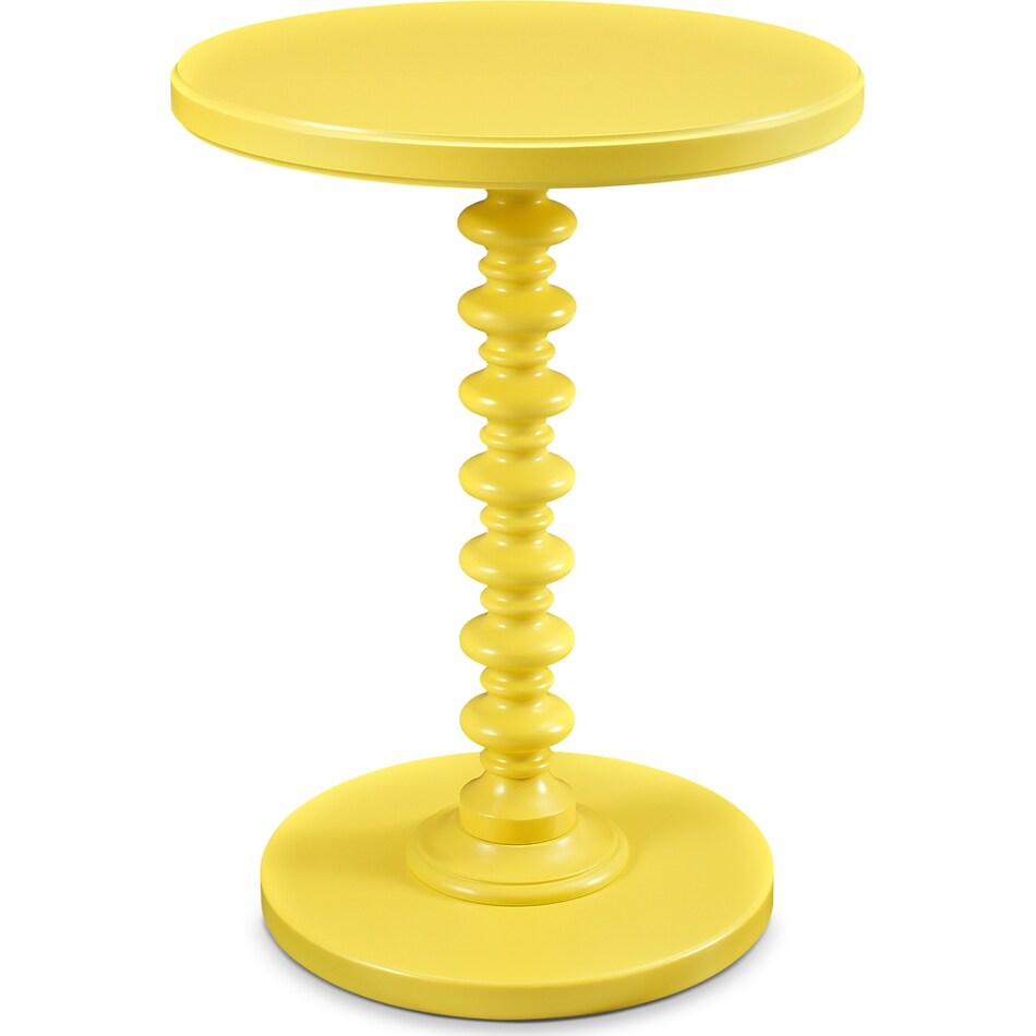 kobi yellow accent table   