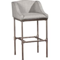 kofi silver counter height stool   