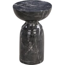 koi black accent table   