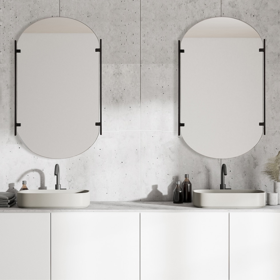 kollyns satin black mirror   