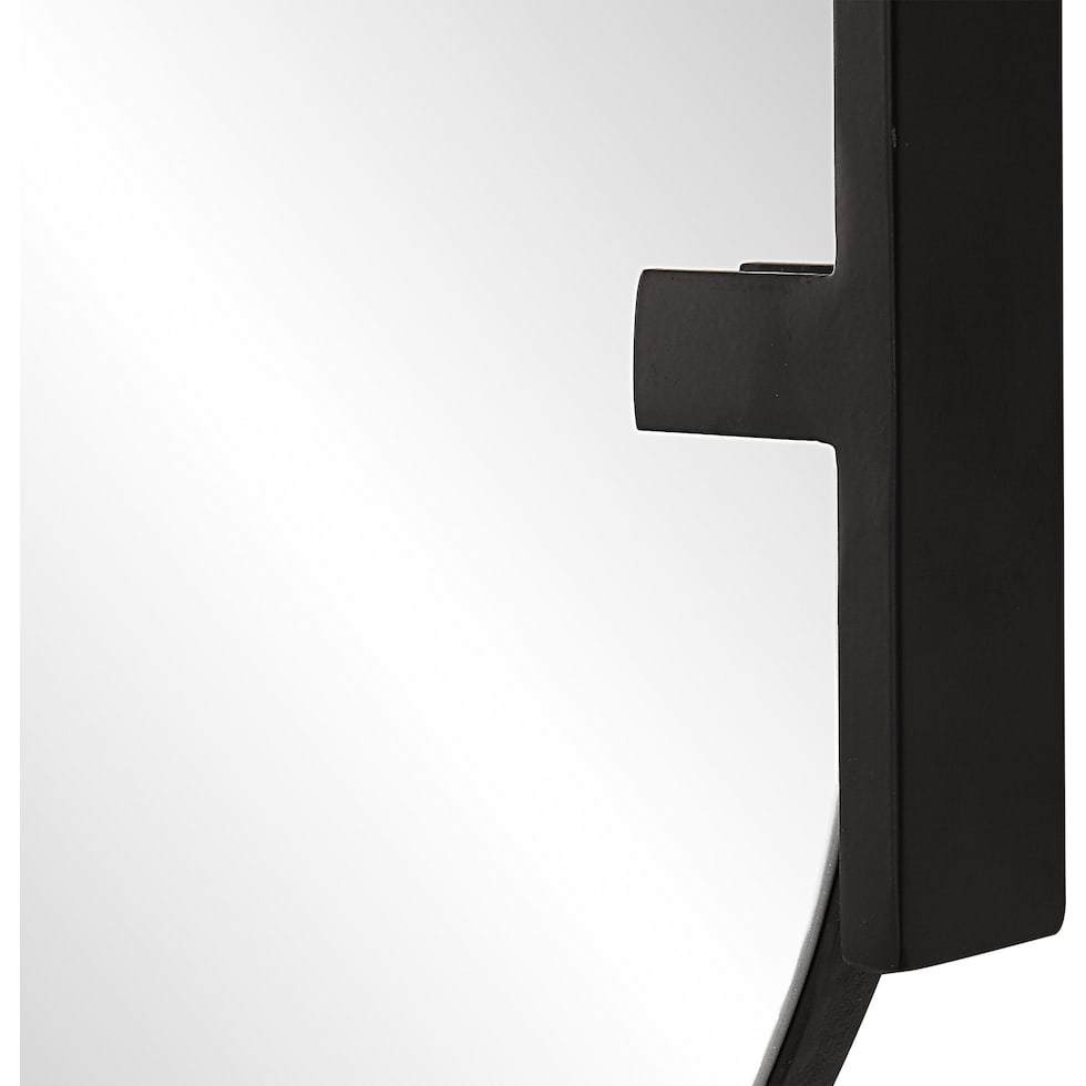 kollyns satin black mirror   