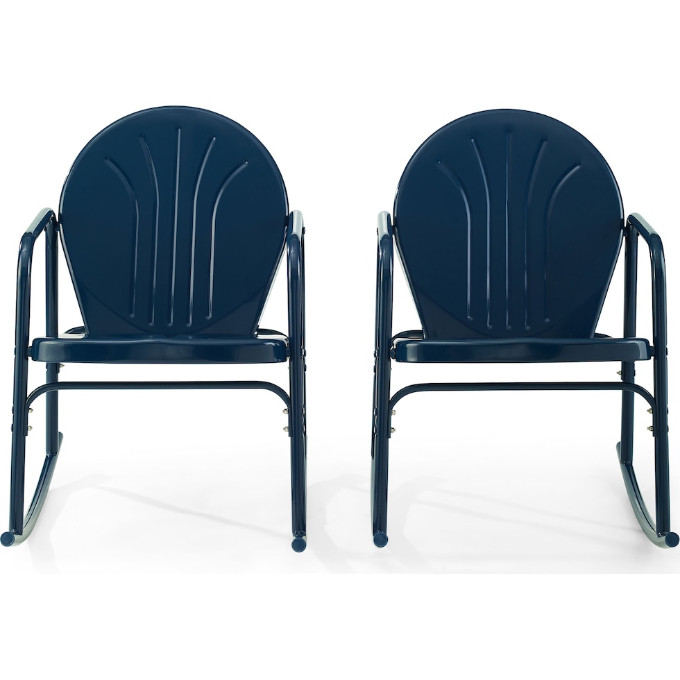 kona blue outdoor chair set   