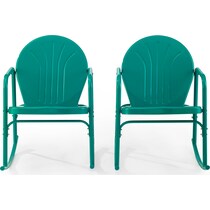 kona blue outdoor chair set   