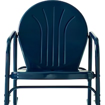 kona blue outdoor chair set   