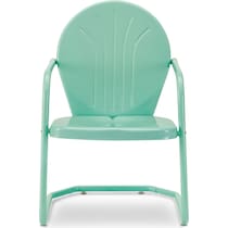 kona blue outdoor chair   