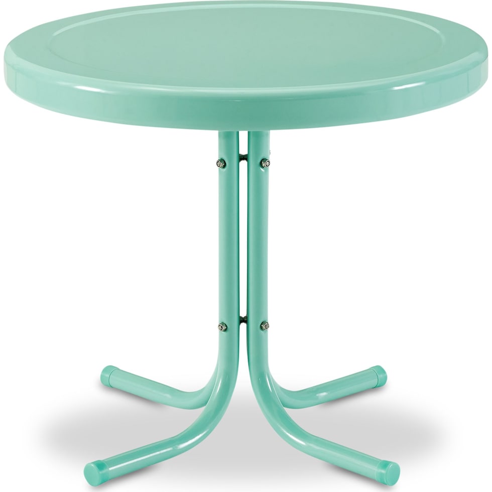 kona blue outdoor end table   