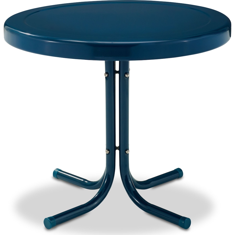 kona blue outdoor end table   
