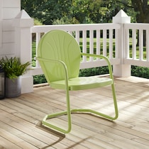 kona green outdoor chair   