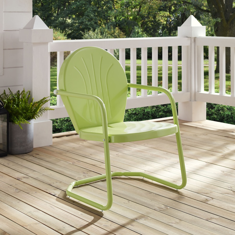 kona green outdoor chair   